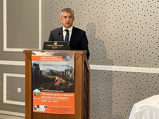 Κ. Αγοραστός από το National Symposium για την εφαρμογή της Σύμβασης Τοπίου του Συμβουλίου της Ευρώπης: «Να ζούμε σε συμμαχία με το περιβάλλον και το τοπίο»