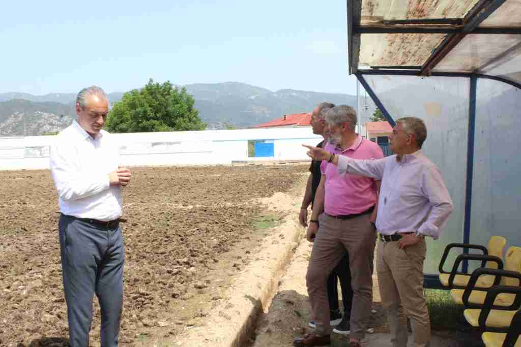 Σε αθλητικά έργα στην Ελασσόνα ο Περιφερειάρχης Θεσσαλίας Κώστας Αγοραστός