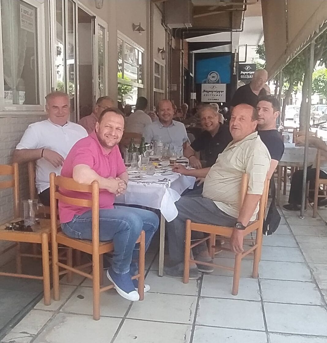 Βαγγελης Γιαννουλας γιορτασε τη νικη του στον Γραβανη