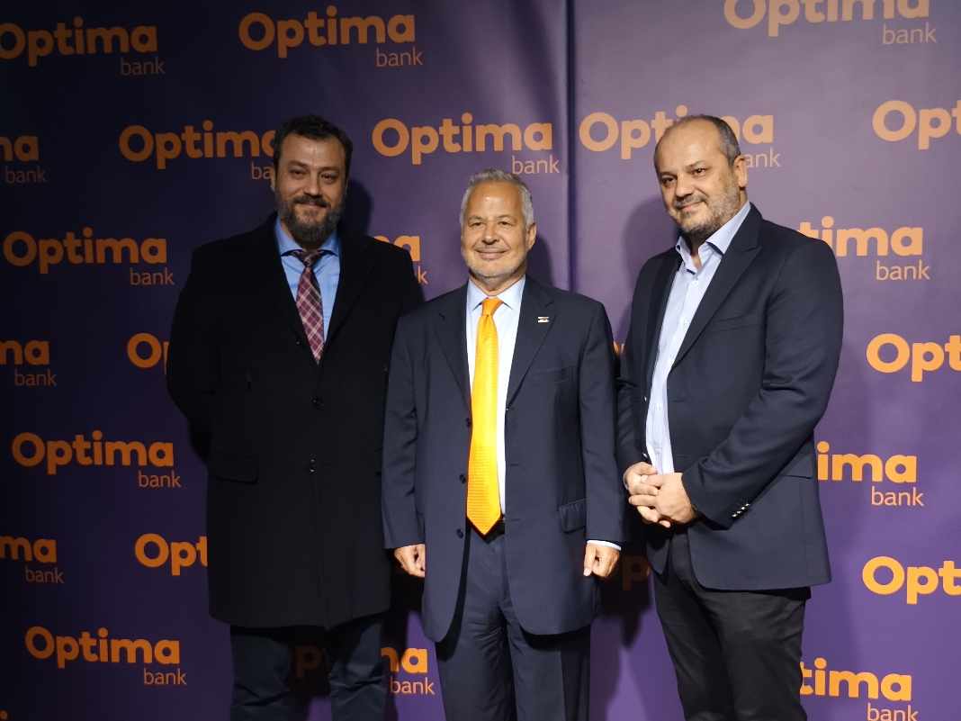 εγκαίνια της Optima Bank 