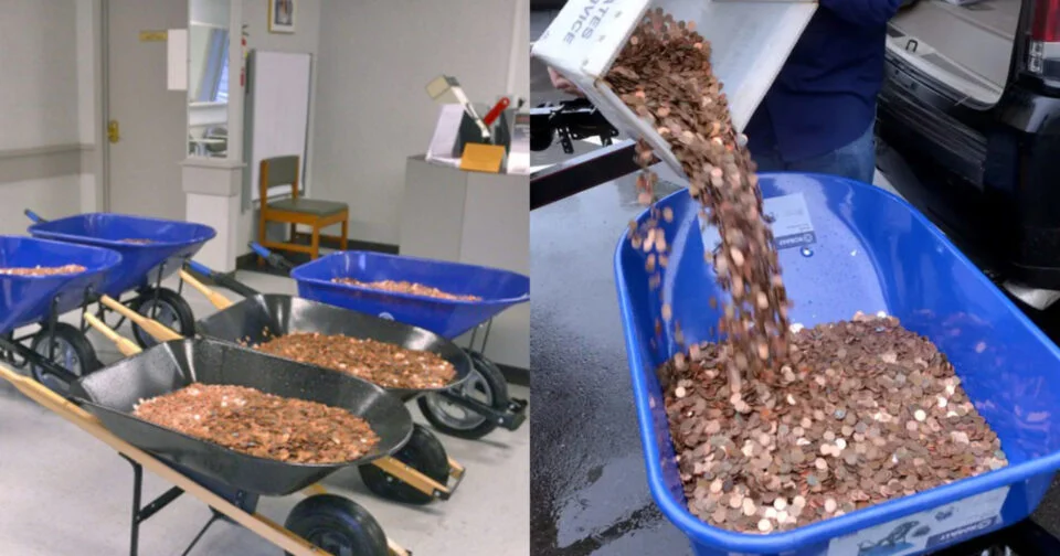 Πληρωσε σε κέρματα την bmw