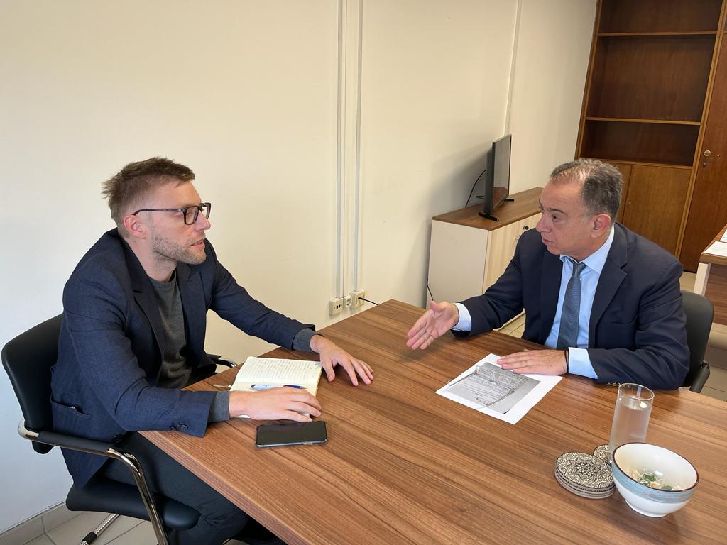 Συνάντηση με τον υποδιοικητή της ΔΥΠΑ Κέλλας