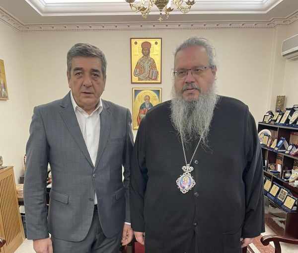 episkepsi-ntais-dec22 (1) Ο Αντιδήμαρχος Περιβάλλοντος κ. Παναγιώτης Νταής στον Ποιμενάρχη μας