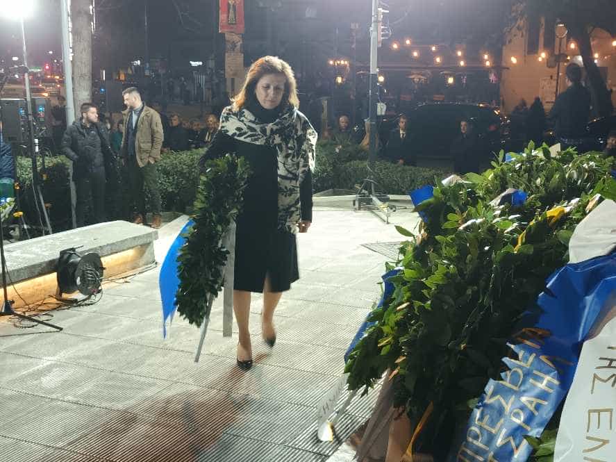 Επιμνημόσυνη δέηση και κατάθεση στεφάνων στην Πλατεία Εβραίων για τα θύματα του Ολοκαυτώματος