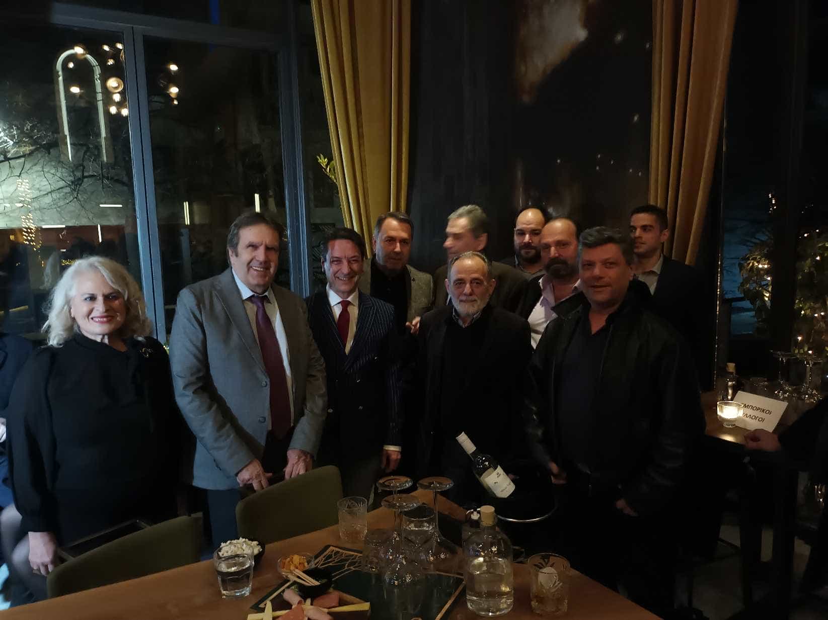 Κοπή πρωτοχρονιάτικης πίτας για τον Εμπορικό Σύλλογο Λάρισας