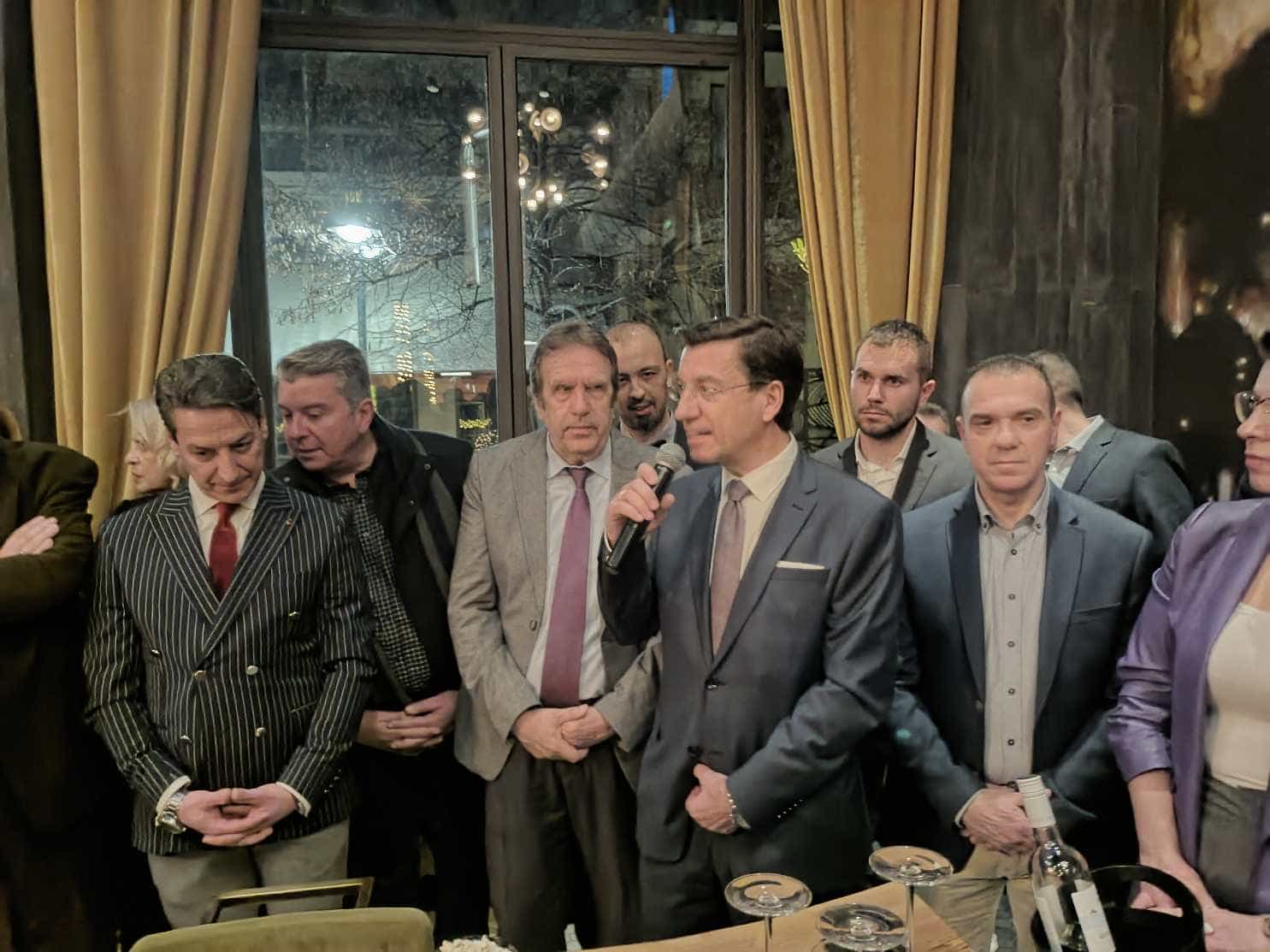 Κοπή πρωτοχρονιάτικης πίτας για τον Εμπορικό Σύλλογο Λάρισας