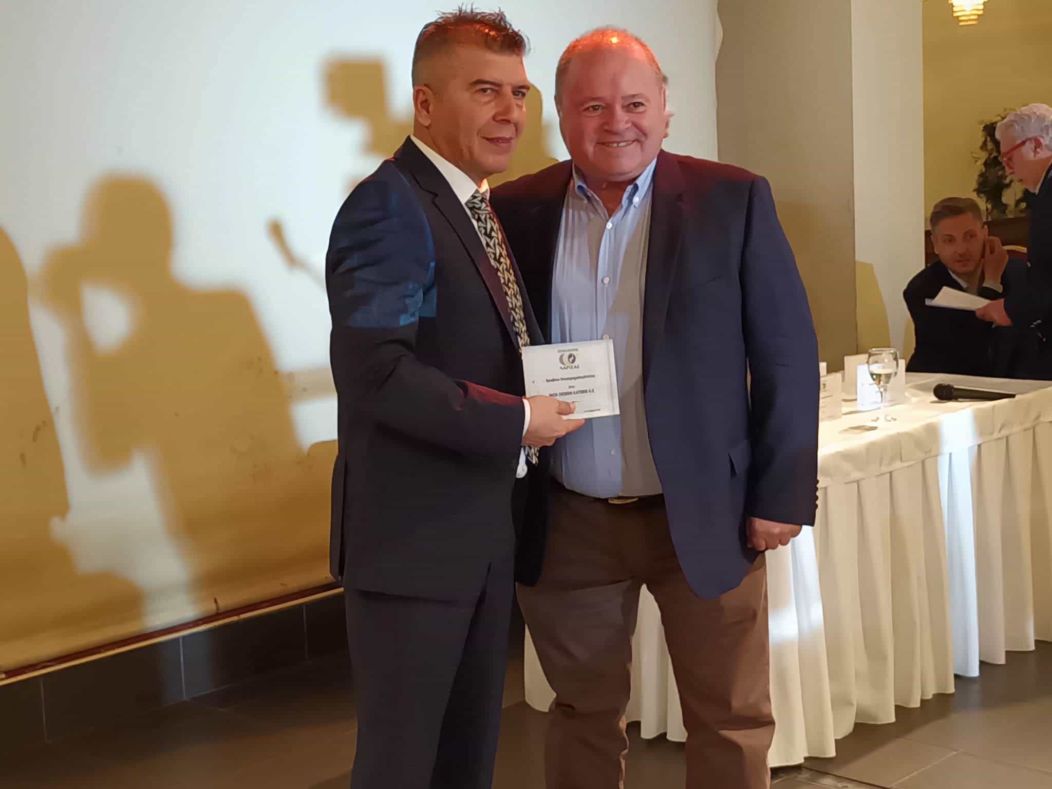 Τις επιχειρήσεις που διακρίθηκαν για το 2022 βράβευσε το Επιμελητήριο Λάρισας