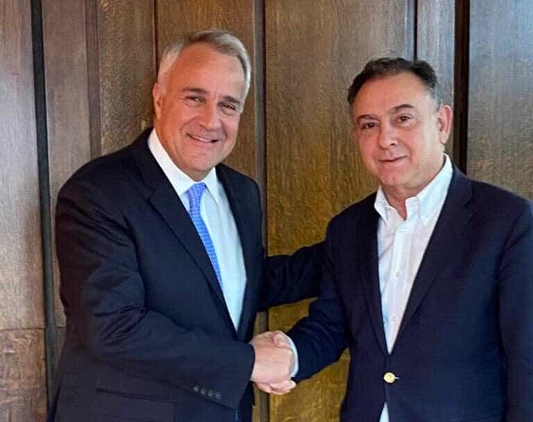 ΦΩΤΟ 1 Κέλλας με Βορίδη για θέματα υπουργείου Εσωτερικών