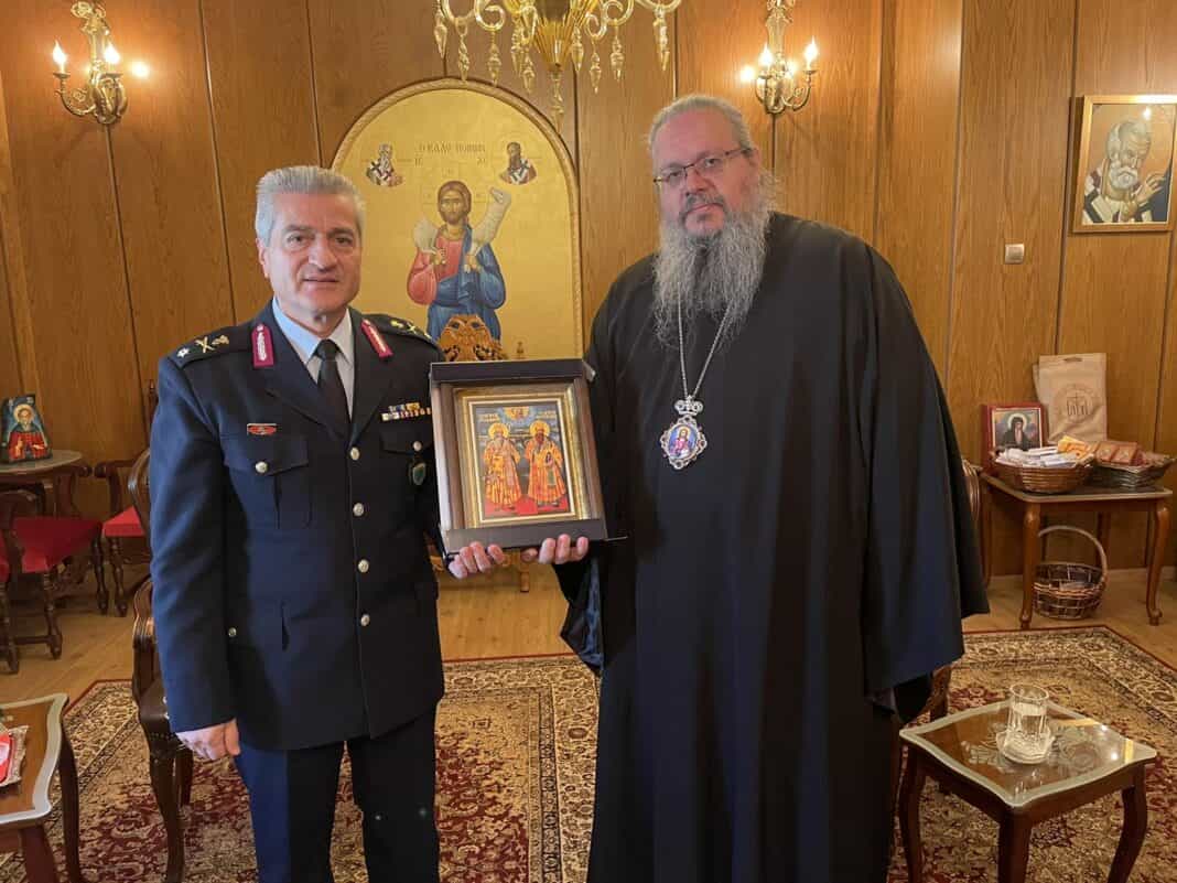 Ο Νέος Γενικός Αστυνομικός Διευθυντής Περιφέρειας Θεσσαλίας Στον Ποιμενάρχη Μας
