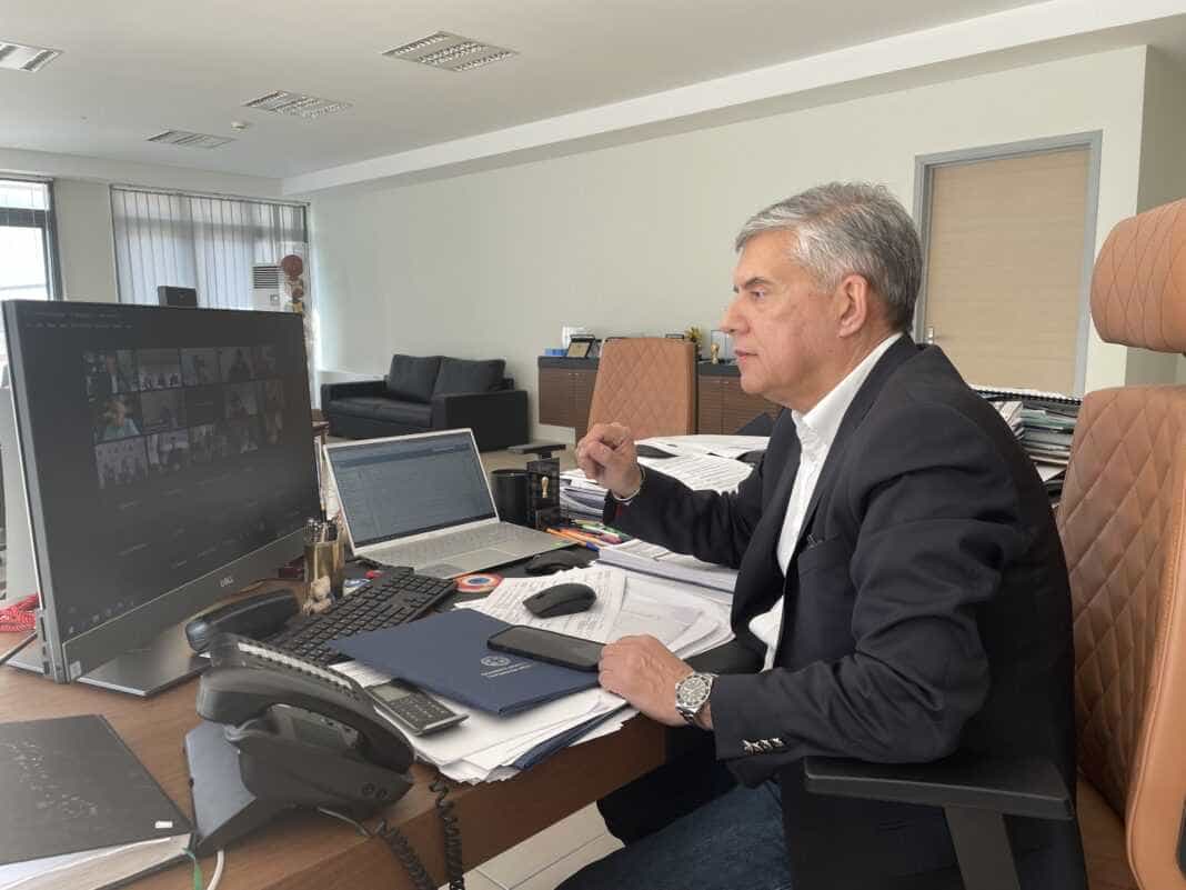 Ο Περιφερειάρχης Κ. Αγοραστός στη συντονιστική σύσκεψη του Υπουργείου Πολιτικής Προστασίας για την κακοκαιρία «Μπάρμπαρα»