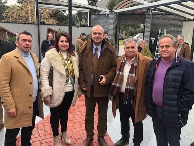 Καπετάνος με Γεωργαντά στην κοπή πίτας της ΔΗΜΤΟ ΝΔ Τυρνάβου