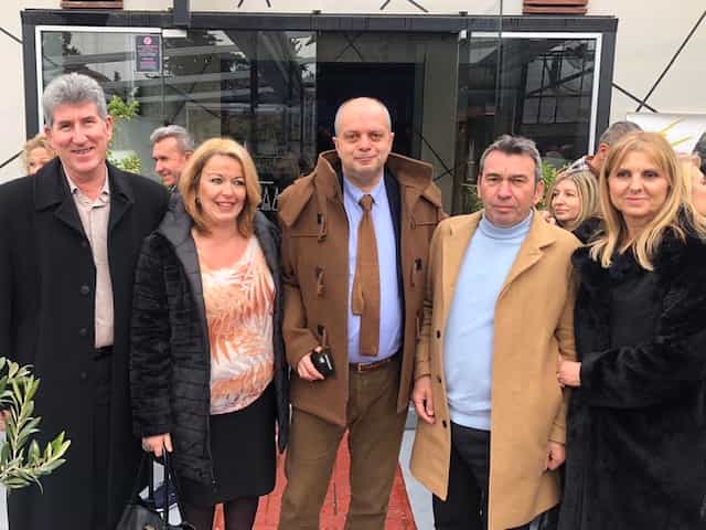 Καπετάνος με Γεωργαντά στην κοπή πίτας της ΔΗΜΤΟ ΝΔ Τυρνάβου