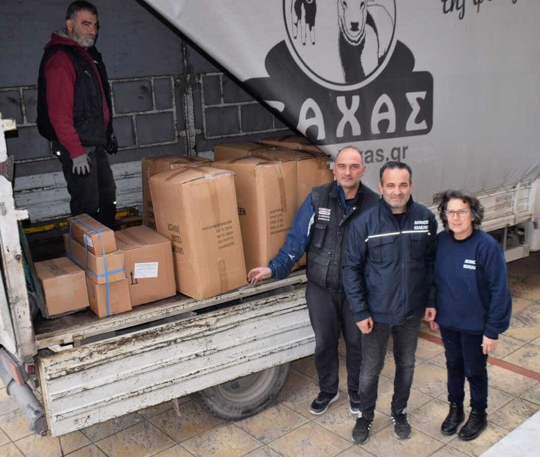 συγκέντρωση ειδών πρώτης ανάγκης για τους σεισμόπληκτους Τουρκίας – Συρίας από το Δ. Κιλελέρ