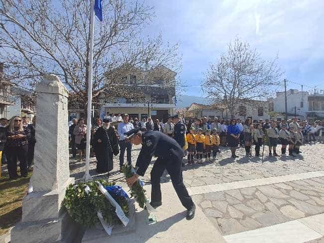 Με κάθε επισημότητα και λαμπρότητα γιορτάστηκε στο Δήμο Τεμπών η επέτειος της 25ης Μαρτίου