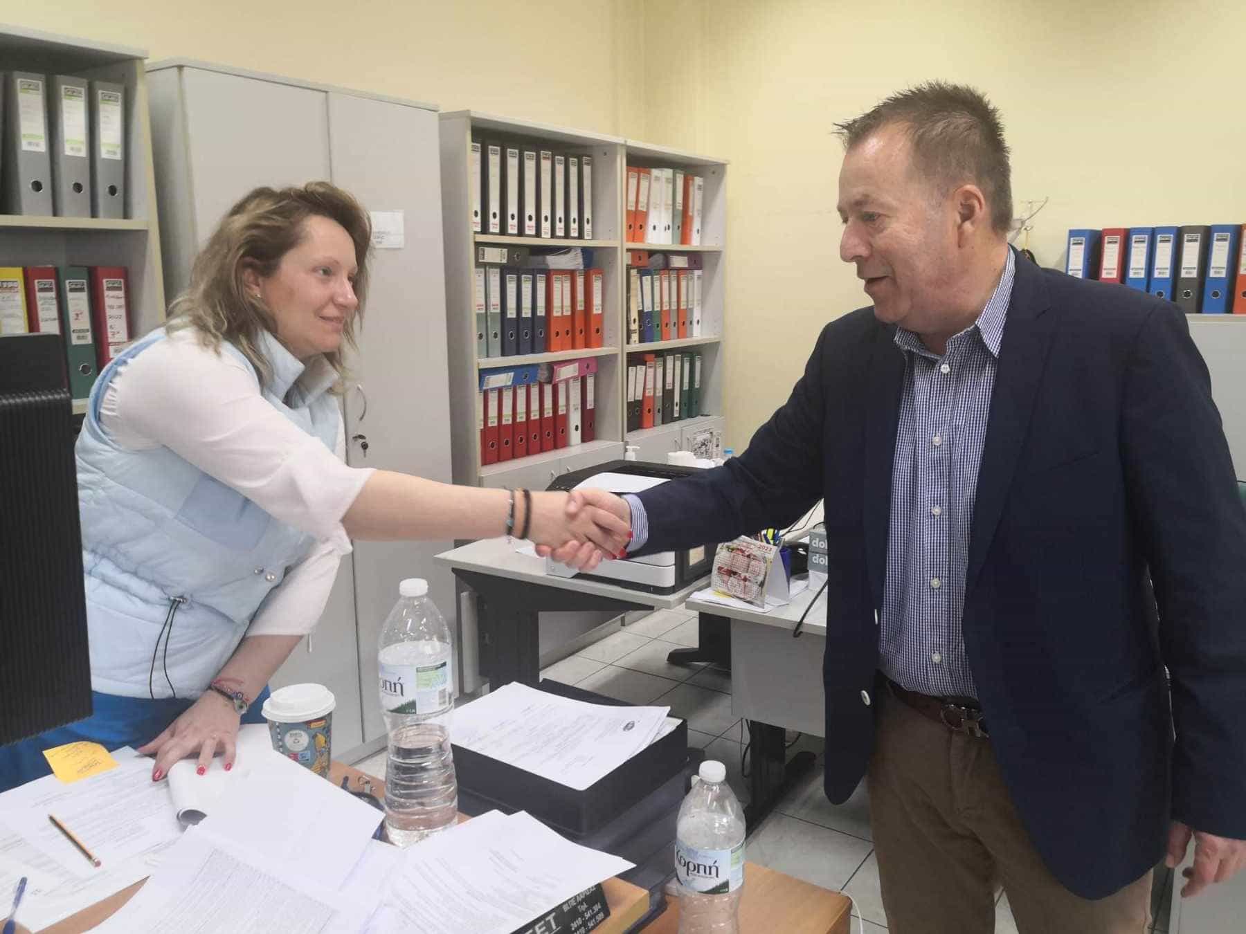 Στην ΔΥΠΑ Λάρισας ο Κόκκαλης