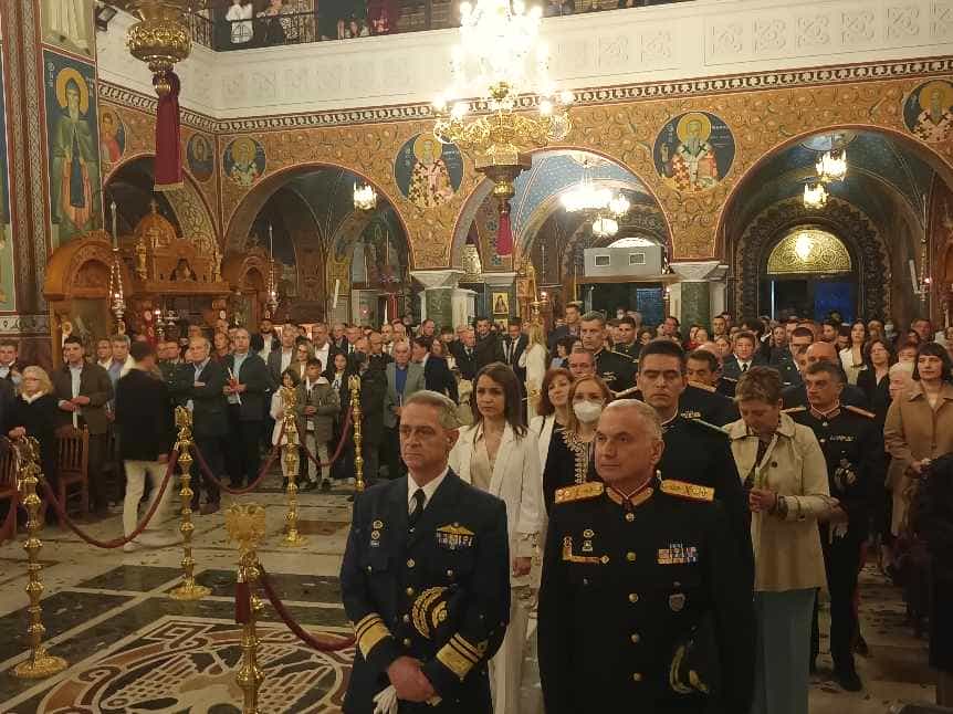 Με κατάνυξη η Αναστάσιμη Ακολουθία στον Ι.Ν του Αγ.Αχιλλίου