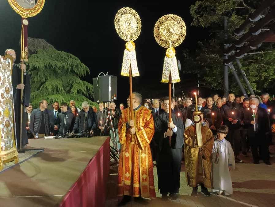 Με κατάνυξη η Αναστάσιμη Ακολουθία στον Ι.Ν του Αγ.Αχιλλίου