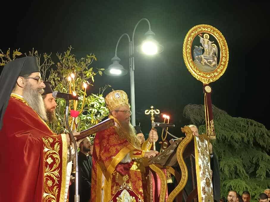 Με κατάνυξη η Αναστάσιμη Ακολουθία στον Ι.Ν του Αγ.Αχιλλίου