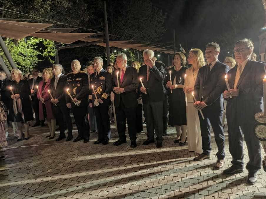 Με κατάνυξη η Αναστάσιμη Ακολουθία στον Ι.Ν του Αγ.Αχιλλίου