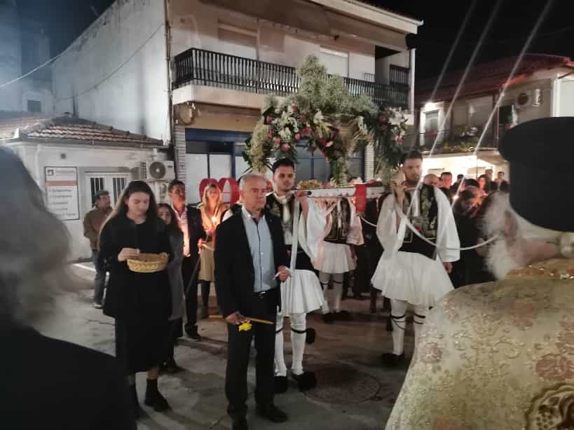 Περιφορά του Επιταφίου στους Ιερούς Ναούς του Δήμου Τεμπών