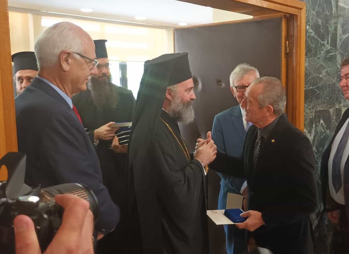 ανακηρύχθηκε επίτιμος δημότης Λάρισας ο Αρχιεπίσκοπος Αυστραλίας κ. Μακάριος 