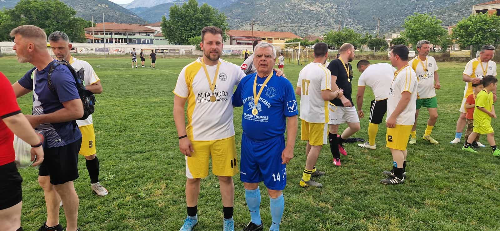 Στον αγώνα με τους παλαίμαχους του Κισσάβου στο πλαίσιο των εκδηλώσεων «ΚΩΝΣΤΑΝΤΙΝΕΙΑ 2023»