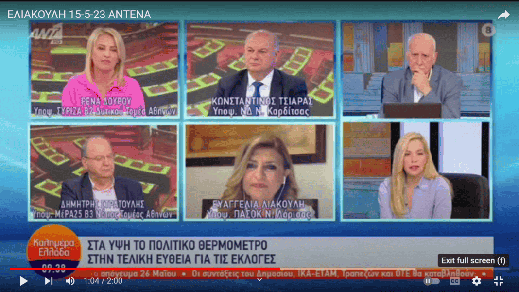 Ε. Λιακούλη στον ΑΝΤ1