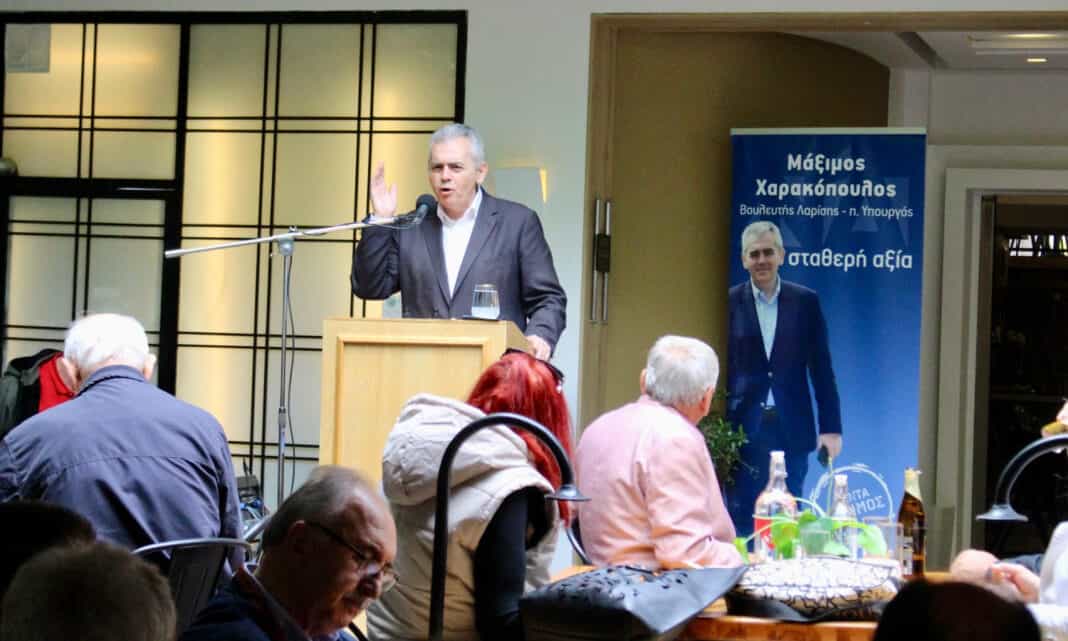 Μ. Χαρακόπουλος σε μεγαλειώδη συγκέντρωση στα Φάρσαλα