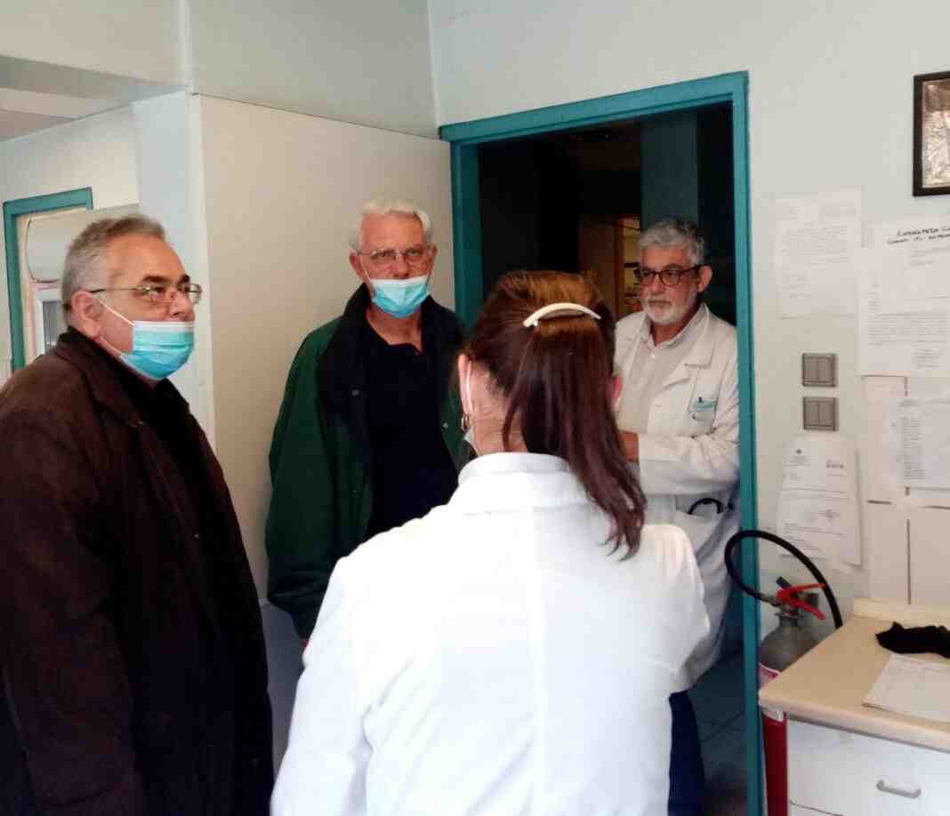 Περιοδεία στο Γενικό Νοσοκομείο Λάρισας του Γιώργου Λαμπρούλη