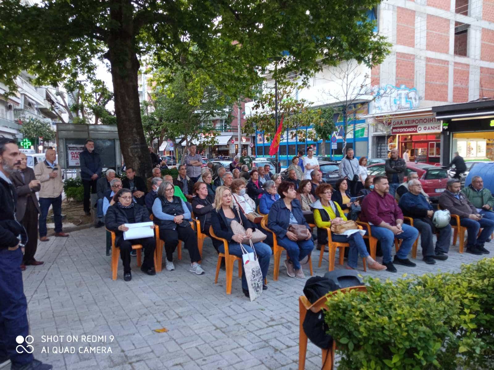 Γιώργος Λάμπρούλης: Συγκέντρωση στην συνοικία του Αγ. Κωνσταντίνου