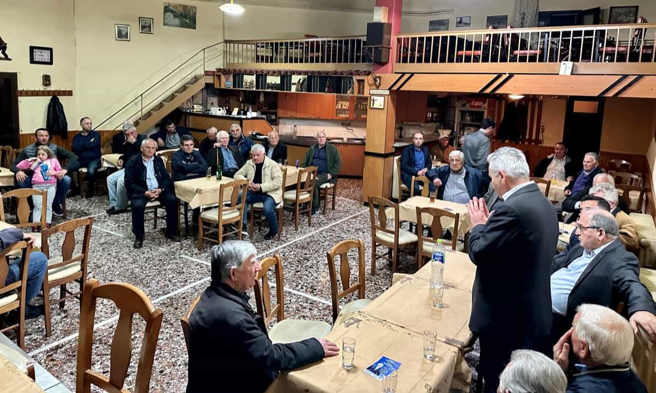 Μ. Χαρακόπουλος σε Γιαννωτά, Άζωρο, Λυκούδι και Δρυμό Ελασσόνας