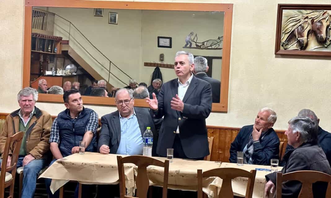 Μ. Χαρακόπουλος σε Γιαννωτά, Άζωρο, Λυκούδι και Δρυμό Ελασσόνας