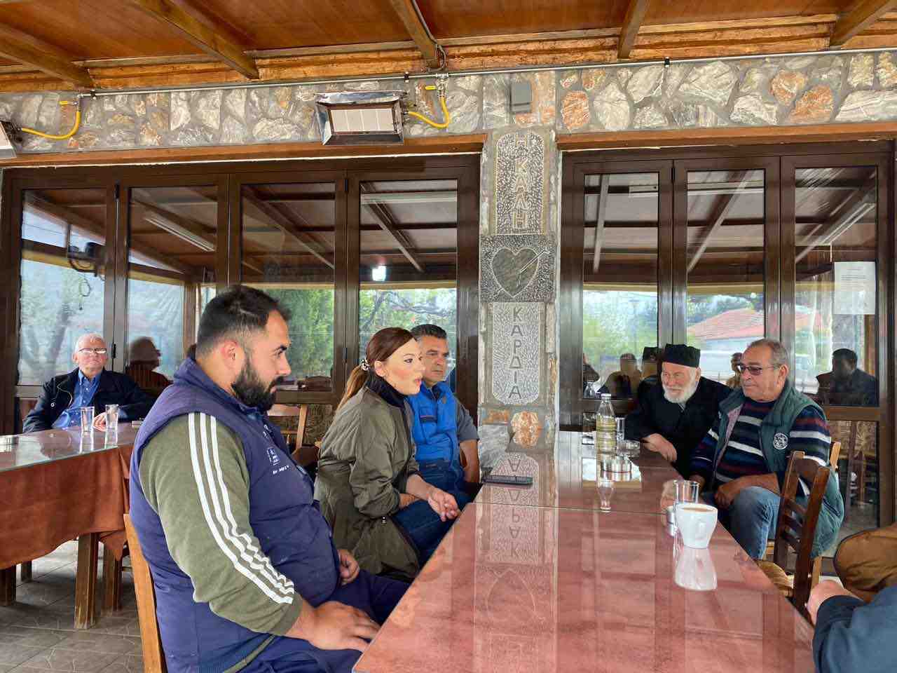 Στέλλα Μπίζιου περιοδεία σε χωριά των Φαρσάλων