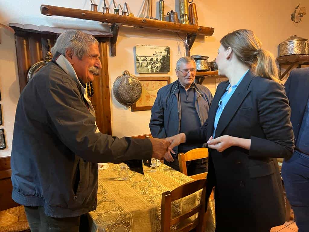 Στέλλα Μπίζιου περιοδεία σε Κυψελοχώρι, Νέσσωνα, Καλοχώρι, Χειμάδι, Όσσα, Συκούριο και Πουρνάρι