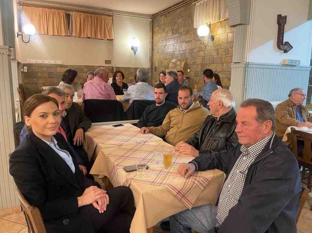 Στέλλα Μπίζιου περιοδεία σε Κυψελοχώρι, Νέσσωνα, Καλοχώρι, Χειμάδι, Όσσα, Συκούριο και Πουρνάρι