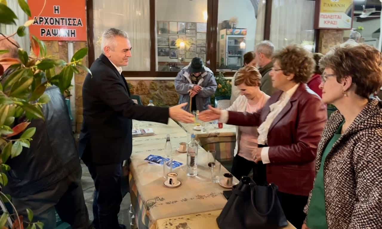 ΜΑΞΙΜΟΣ ΧΑΡΑΚΟΠΟΥΛΟΣ ΣΕ ΧΩΡΙΑ ΤΟΥ ΔΗΜΟΥ ΤΕΜΠΩΝ