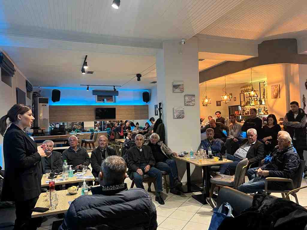 Στέλλα Μπίζιου περιοδεία σε Κυψελοχώρι, Νέσσωνα, Καλοχώρι, Χειμάδι, Όσσα, Συκούριο και Πουρνάρι