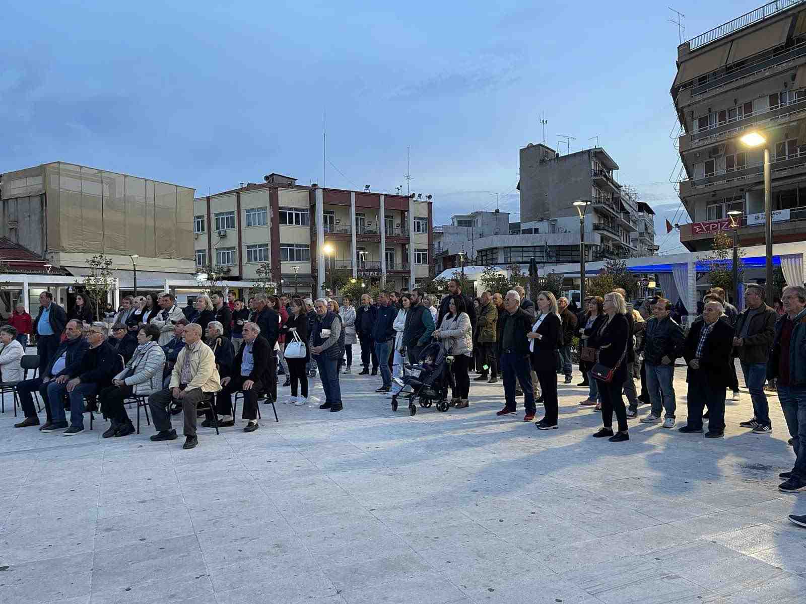 Προεκλογική συγκέντρωση του ΚΚΕ στον Τύρναβο