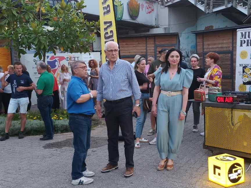 Πλήθος κόσμου στην πρώτη ημέρα του Φεστιβάλ Πηνειού 2023