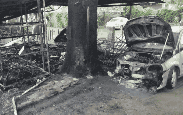 Πλαταμώνας: Φωτιά σε κάμπινγκ