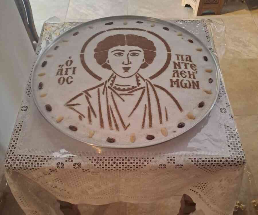 Μέγας Πανηγυρικός Εσπερινός μετ' αρτοκλασίας τελέστηκε στο γραφικό εκκλησάκι του Αγίου Παντελεήμονα στην Ιτέα του Δήμου Τεμπών