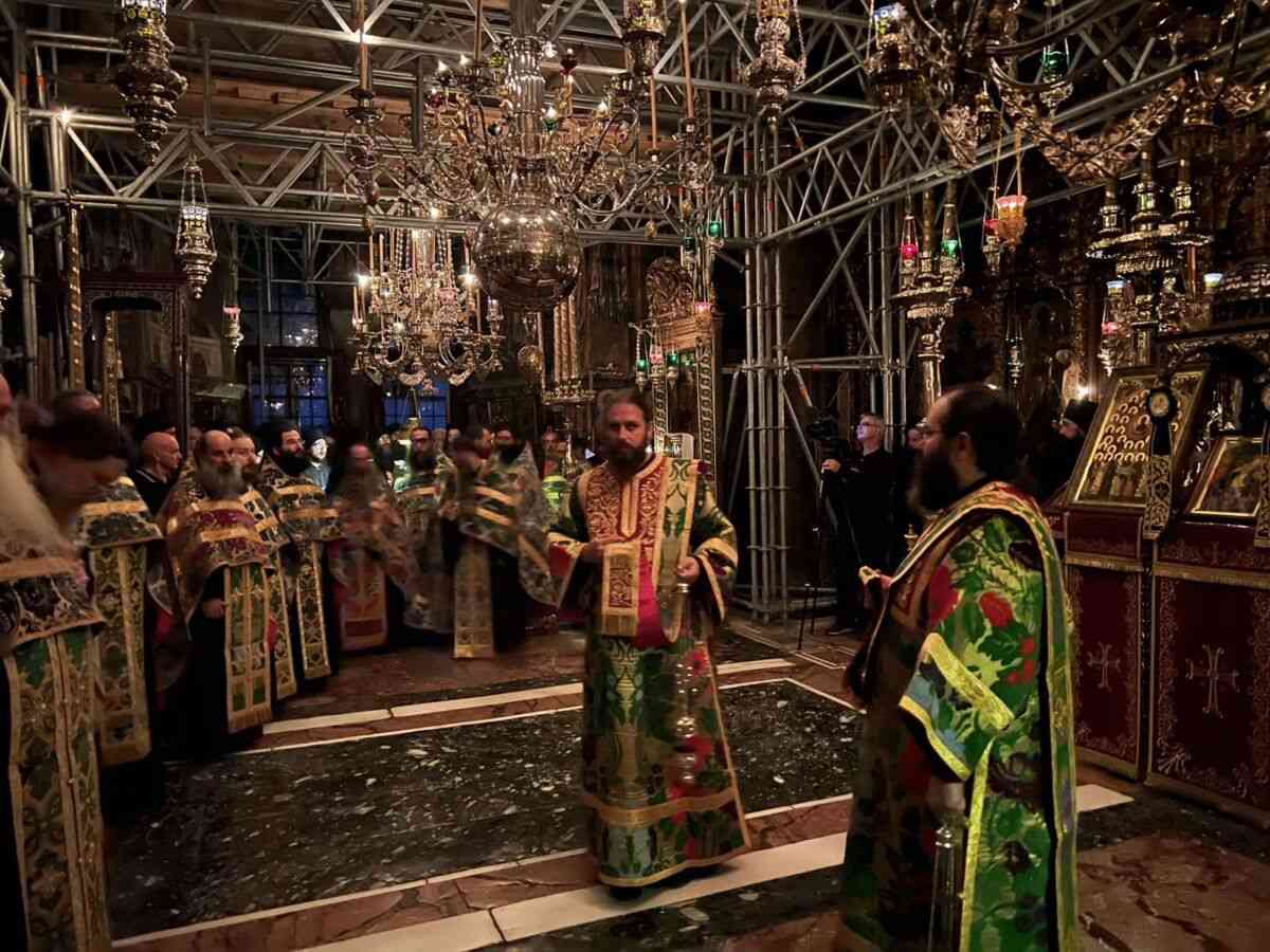 Στην Ιερά Μεγίστη Μονή Βατοπαιδίου ο Σεβασμιώτατος για την εορτή πάντων των εν τη Ιερά Μονή Αγίων