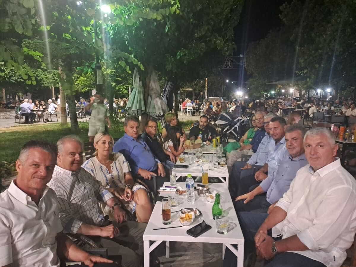 Ο Δήμαρχος Τεμπών Γεώργιος Μανώλης σε Γόννους και Μεσάγγαλα