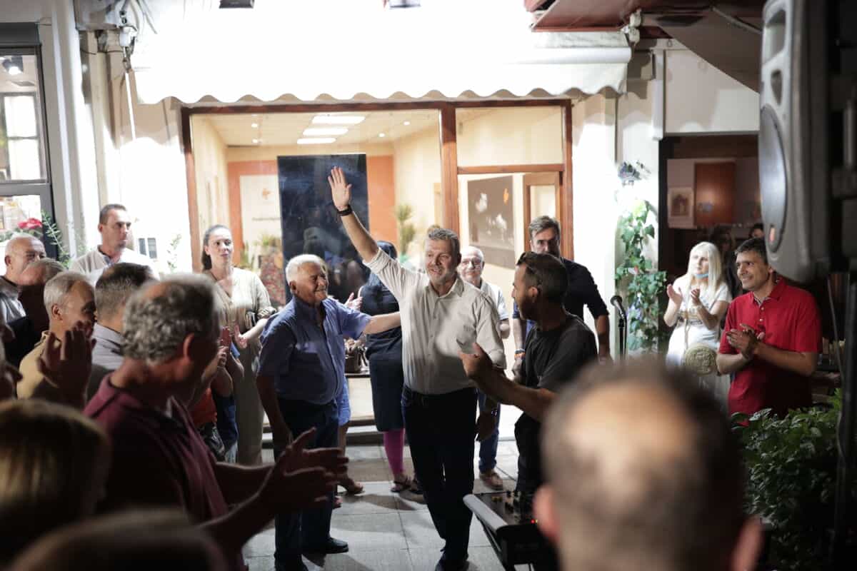  Εγκαίνια σήμερα για το εκλογικό κέντρο του Αντώνη Γκουντάρα επικεφαλής της ΠΑΔΚ Αγιάς