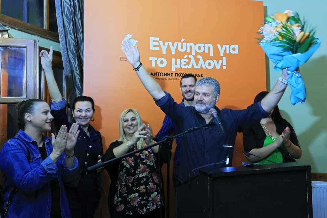Ομιλία του Δημάρχου Αγιάς και εκ νέου υποψήφιο Αντώνη Γκουντάρα στην Ποταμιά