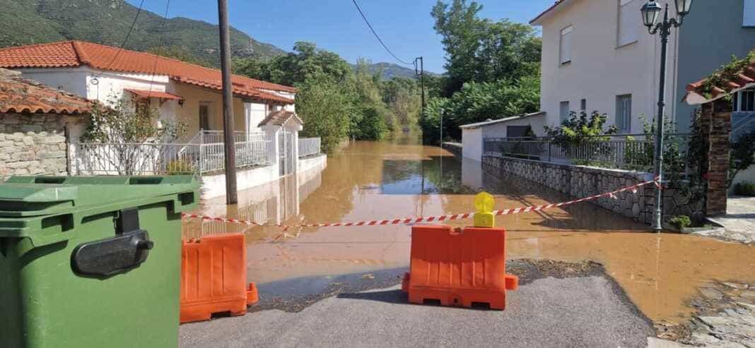 Κλειστός ο δρόμος από το χωριό Τέμπη από και προς Γόννους