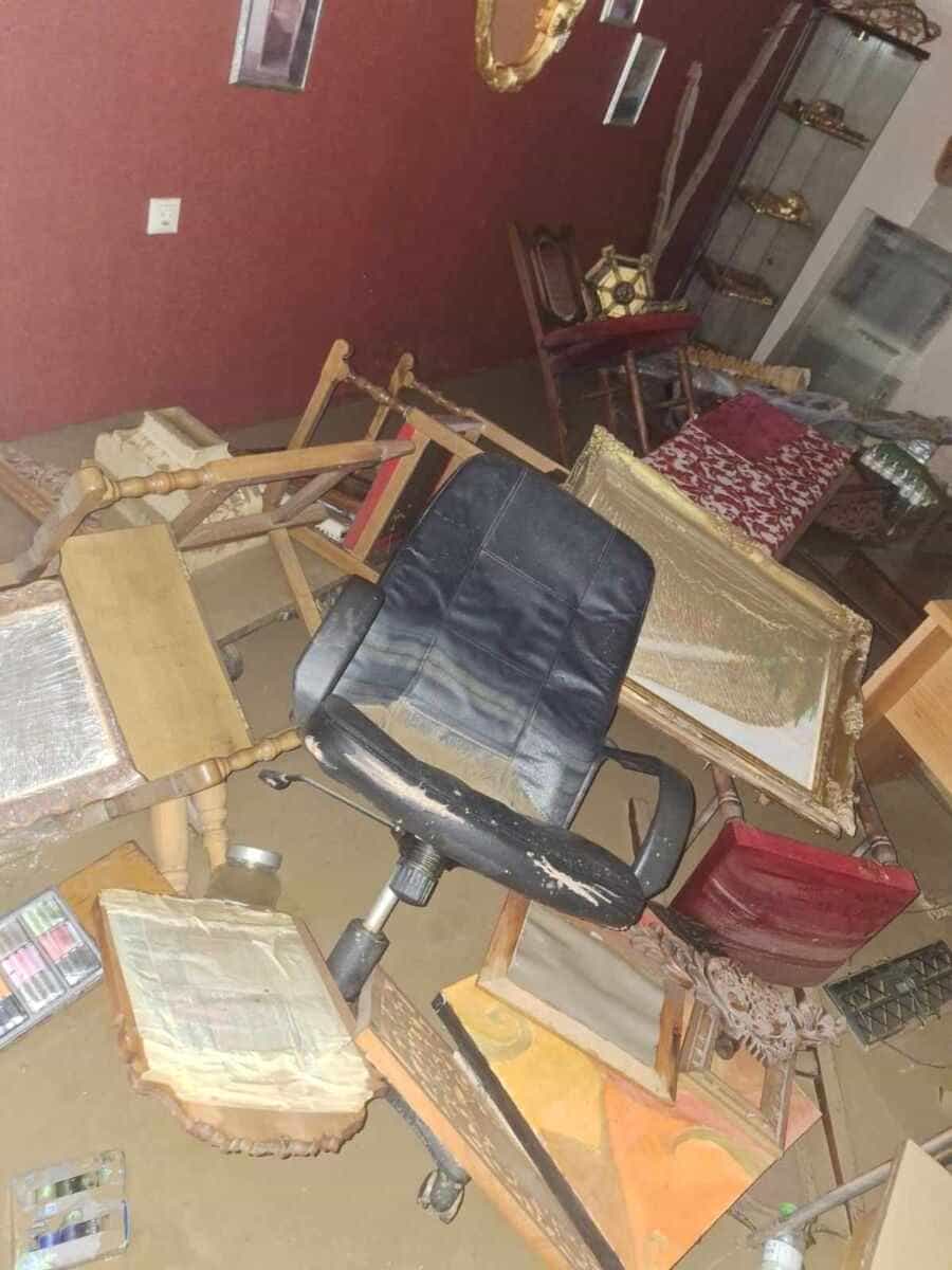 Μεγάλες καταστροφές σε επιχειρήσεις της πόλης από την κακοκαιρία
