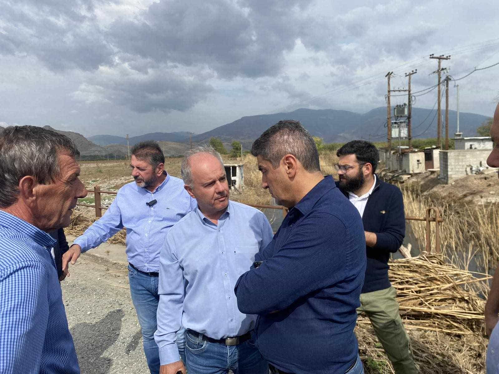 Το Καλοχώρι επισκέφθηκαν οι Λευτέρης Αυγενάκης, Κώστας Αγοραστός, και Δήμαρχος Τεμπών Γιώργος Μανώλης