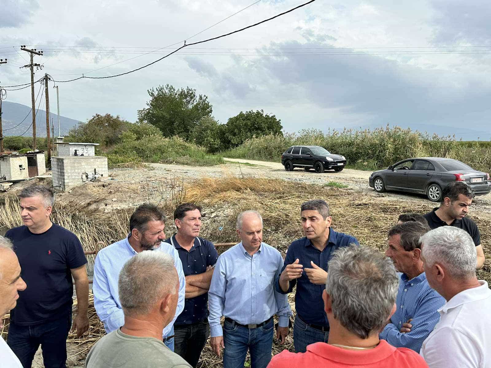 Το Καλοχώρι επισκέφθηκαν οι Λευτέρης Αυγενάκης, Κώστας Αγοραστός, και Δήμαρχος Τεμπών Γιώργος Μανώλης