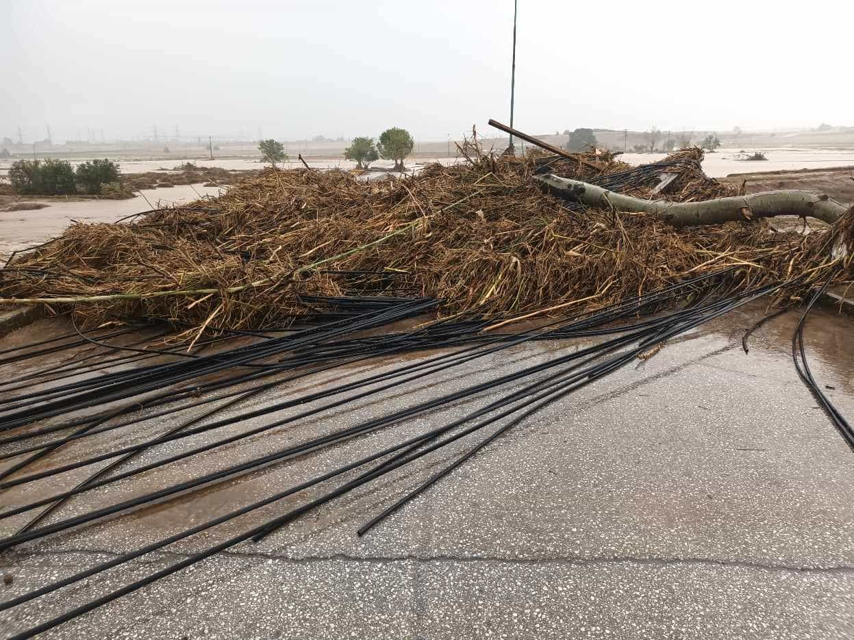 Λάρισα: Εικόνες βιβλικής καταστροφής στο χωριό Νέα Λεύκη